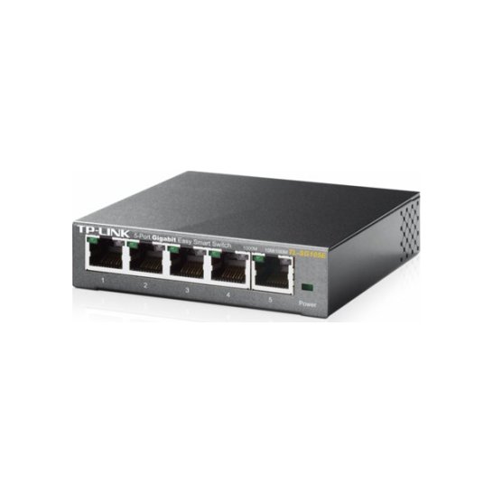 TP-Link 5-port Metal Easy Smart Gigabit Switch TP-Link 5-port Metal Easy Smart Gigabit Switch