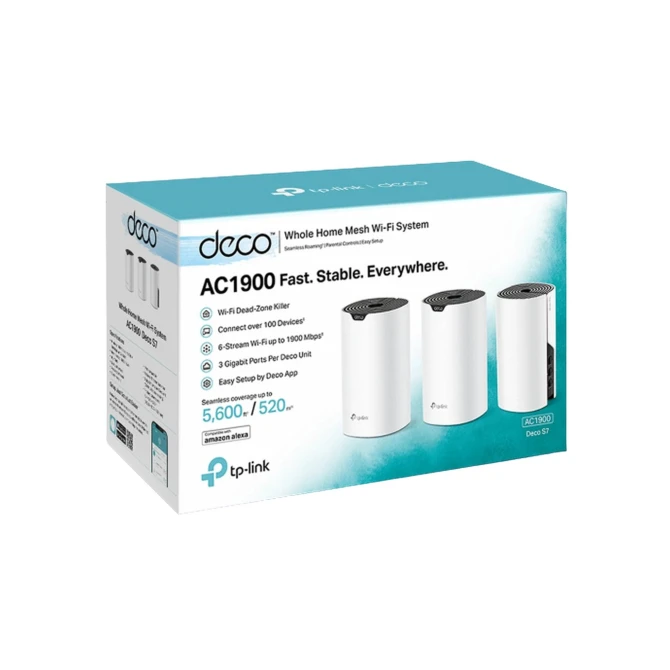 TP-Link Deco S7 (3-pack) Dual-band (2.4 GHz / 5 GHz) Wi-Fi 5