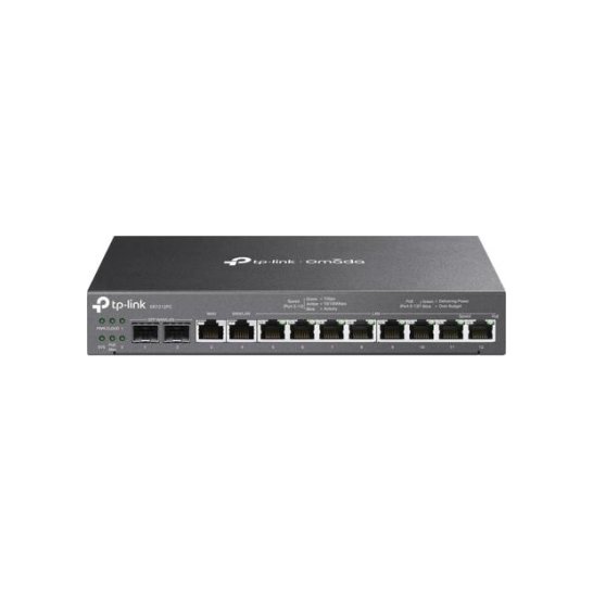 TP-Link Omada ER7212PC bedrade router Gigabit Ethernet Zwart TP-Link Omada ER7212PC bedrade router Gigabit Ethernet Zwart