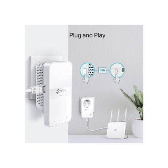 TP-Link TL-WPA7617 KIT PowerLine-netwerkadapter 1200 Mbit/s TP-Link TL-WPA7617 KIT PowerLine-netwerkadapter 1200 Mbit/s
