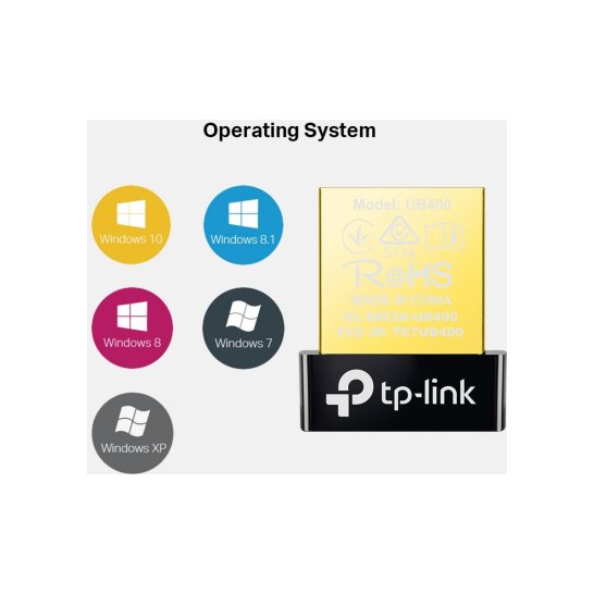TP-Link UB400 Bluetooth 4.0 Nano USB Adapter TP-Link UB400 Bluetooth 4.0 Nano USB Adapter