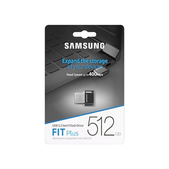 USB Samsung FIT Plus 512GB Zwart USB Samsung FIT Plus 512GB Zwart