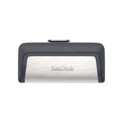 USB SanDisk Drive Ganda UltraType A/C/3.2 256GB rijs, Zilver USB SanDisk Drive Ganda UltraType A/C/3.2 256GB rijs, Zilver