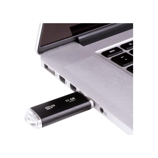 USB Silicon Power 32GB Blaze B02 USB 3.0 flashdrive Zwart USB Silicon Power 32GB Blaze B02 USB 3.0 flashdrive Zwart