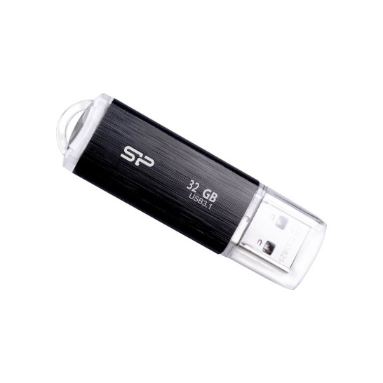 USB Silicon Power 32GB Blaze B02 USB 3.0 flashdrive Zwart