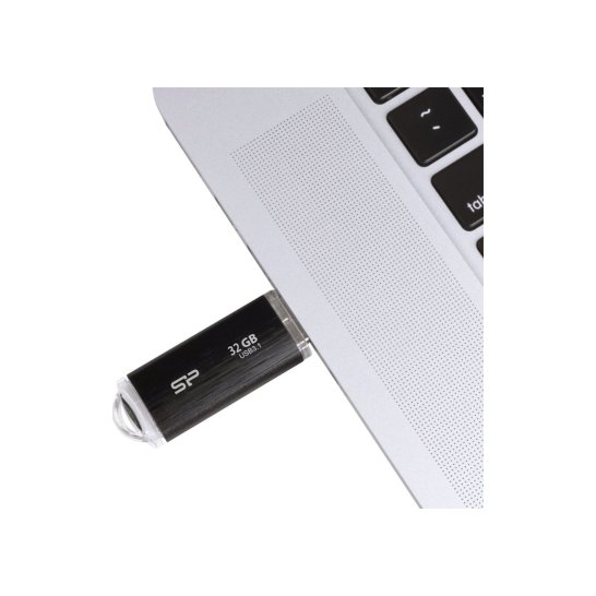USB Silicon Power 32GB Blaze B02 USB 3.0 flashdrive Zwart