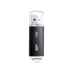 USB Silicon Power 64GB Blaze B02 USB 3.0 flashdrive Zwart USB Silicon Power 64GB Blaze B02 USB 3.0 flashdrive Zwart