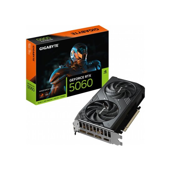 VGA GIGABYTE RTX 5060 WINDFORCE MAX OC 8GB GDDR7