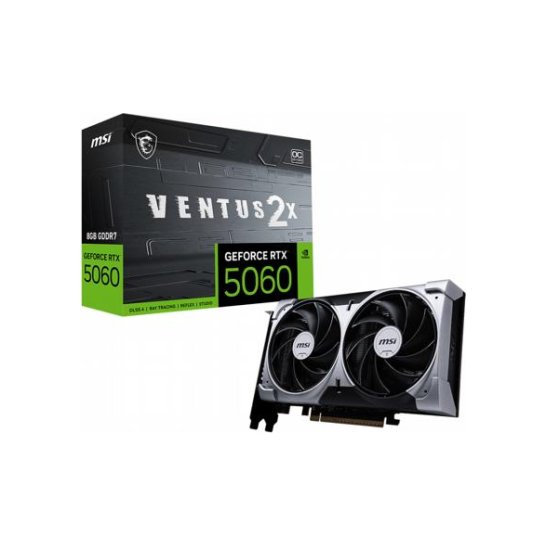 VGA MSI GeForce RTX 5060 8G VENTUS 2X OC 8GB GDDR7 VGA MSI GeForce RTX 5060 8G VENTUS 2X OC 8GB GDDR7