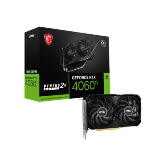 VGA MSI VENTUS RTX 4060 TI 2X BLACK 16GB OC GDDR6 VGA MSI VENTUS RTX 4060 TI 2X BLACK 16GB OC GDDR6
