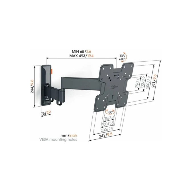 Vogels TVM 3245 BLACK