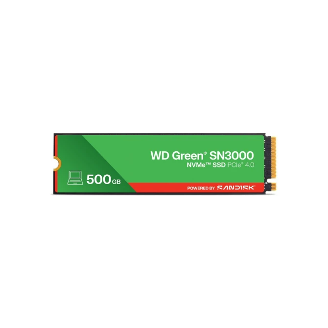 SSD WD Green SN3000 NVMe 500GB M.2 QLC 3D NAND
