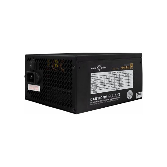 White Shark ADMIRAL PSU 850W 80 PLUS GOLD FULLY Modular White Shark ADMIRAL PSU 850W 80 PLUS GOLD FULLY Modular