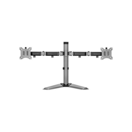 White Shark Dual Monitor Stand 17-32Inch Vesa 100x100 75x75 White Shark Dual Monitor Stand 17-32Inch Vesa 100x100 75x75