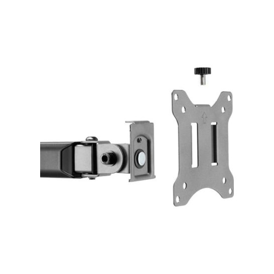 White Shark Dual Monitor Stand 17-32Inch Vesa 100x100 75x75 White Shark Dual Monitor Stand 17-32Inch Vesa 100x100 75x75