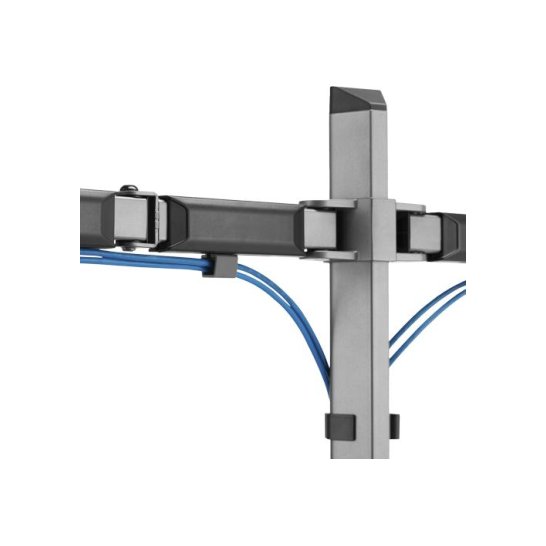 White Shark Dual Monitor Stand 17-32Inch Vesa 100x100 75x75 White Shark Dual Monitor Stand 17-32Inch Vesa 100x100 75x75