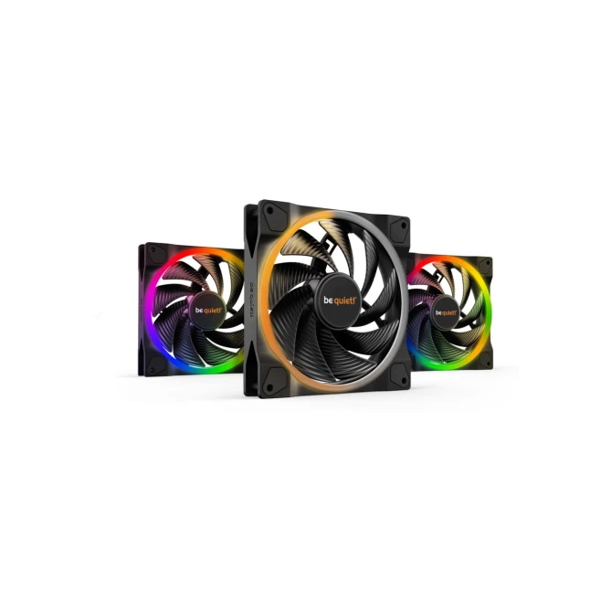 be quiet! Light Wings | 140mm PWM Triple Pack high-speed Computer behuizing Ventilator 14 cm Zwart 3 stuk(s)