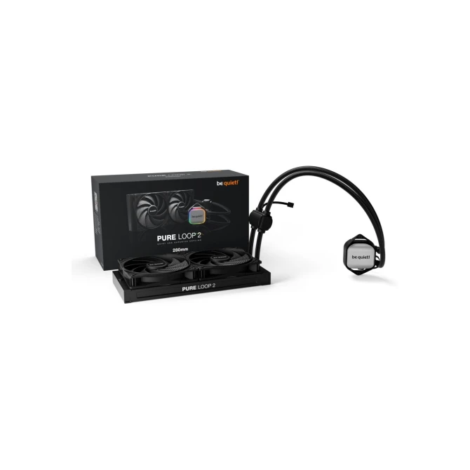 be quiet! PURE LOOP 2 280mm | All-in-One CPU Waterkoeler | Zwart