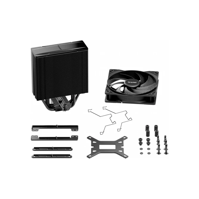 Cooler be quiet! Pure Rock 3 Black 12 cm Zwart 1 stuk(s)
