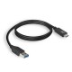 ACT AC7416 USB-kabel 1 m USB 3.2 Gen 1 (3.1 Gen 1) USB C USB
