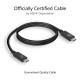 ACT AC7451 USB-kabel 0,8 m USB4 Gen 3x2 USB C Zwart