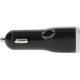 Mobiparts Car Charger Dual USB-A en USB-C 2.4A Black