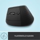 MS Logitech Lift muis Linkshandig RF-draadloos + Bluetooth