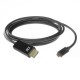ACT AC7325 video kabel adapter 2 m USB Type-C DisplayPort Zw