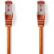 Nedis CAT6 S/FTP-netwerkkabel/RJ45 2m Oranje