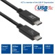 ACT AC7451 USB-kabel 0,8 m USB4 Gen 3x2 USB C Zwart