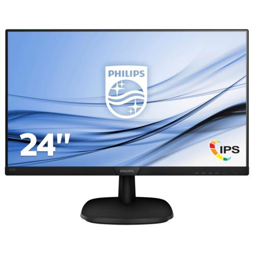 Monitor Philips 23.8Inch / F-HD / IPS /  DVI / HDMI / VGA / VESA