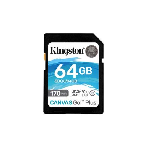 Kingston Technology Canvas Go! Plus flashgeheugen 64 GB SD K