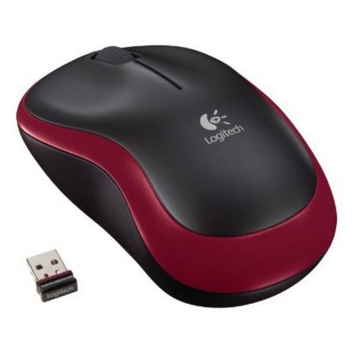 Logitech M185 Wireless Mouse Red