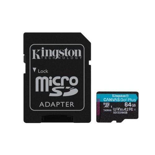 Kingston Technology Canvas Go! Plus flashgeheugen 64 GB Micr
