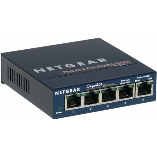NTW Netgear ProSafe 5 Port Gigabit Desktop Switch