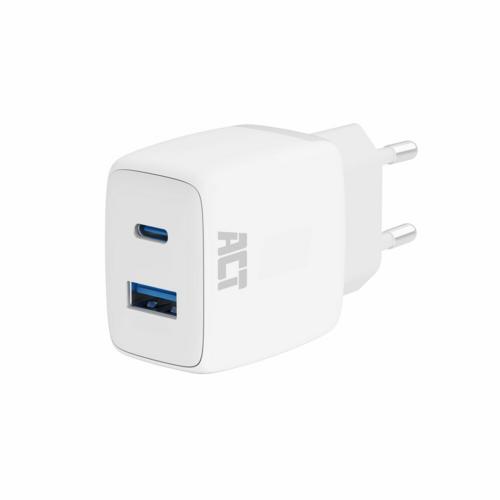 ACT USB-C & USB-A charger 20W Power Delivery/QuickCharge