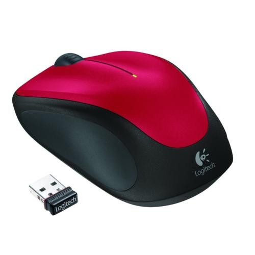 MS Logitech Ret. Wireless Mouse M235 Red