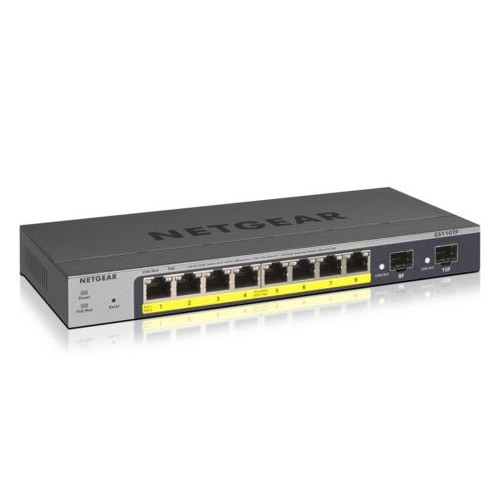Netgear GS110TP Managed L2/L3/L4 Gigabit Ethernet (10/100/10