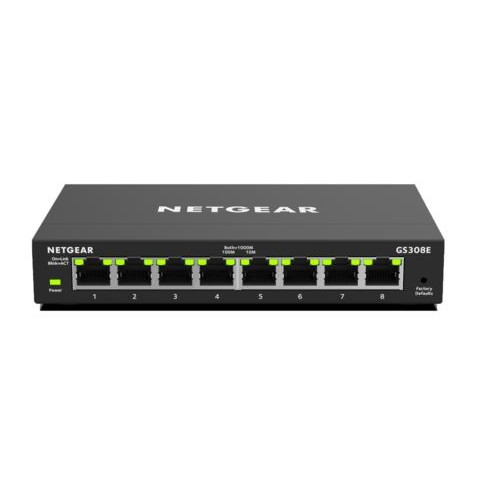 NTW NETGEAR GS308E Managed Gigabit Ethernet (10/100/1000)