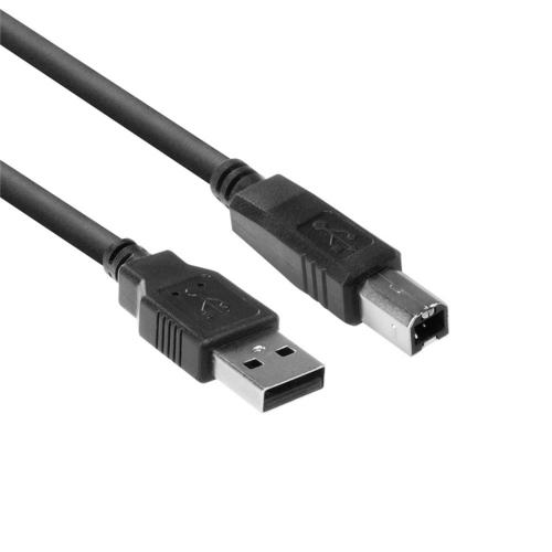 ACT USB 2.0 A male - USB B male 1,80 m