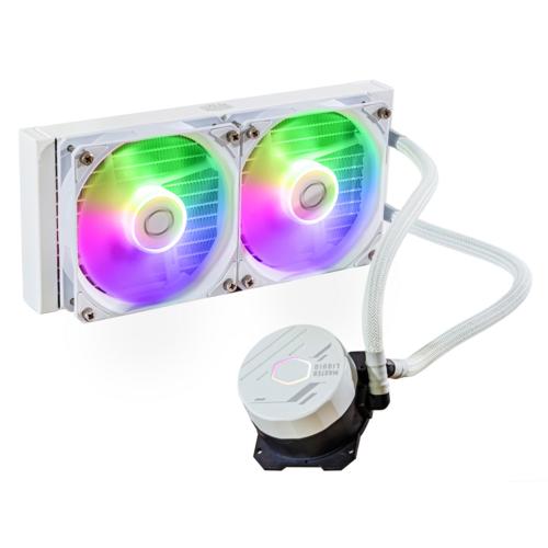 CoolerMaster MasterLiquid 240L Core ARGB White 12 cm Wit