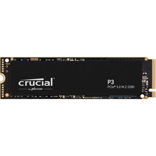 SSD Crucial P3 M.2 500GB PCI Express 3.0 3D NAND NVMe