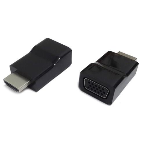 Gembird A-HDMI-VGA-001 kabeladapter/verloopstukje Zwart