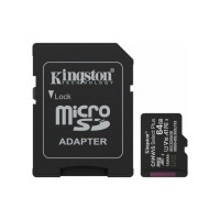 mSD Kingston 64GB Canvas Select Plus 100MB/s + adapter
